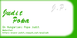 judit popa business card